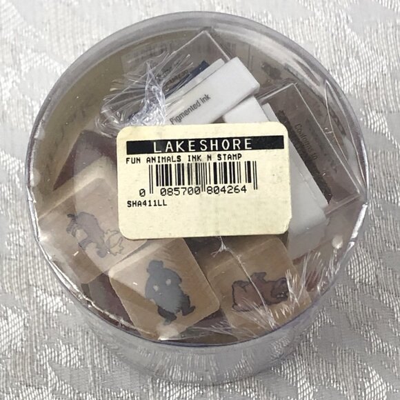 Hero Arts Fun Zoo Animals Woodblock Rubber Stamp Set: 18 Stamps w/2 Ink Pads NWT - Picture 7 of 8